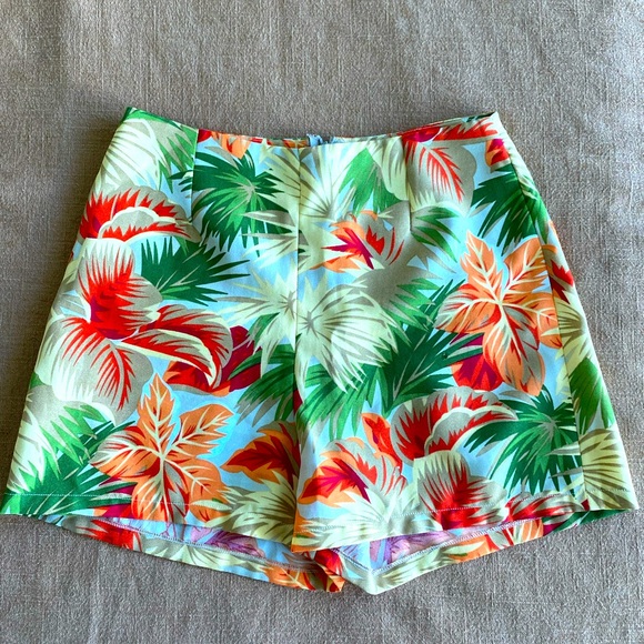 Tropical Orange Shorts - Picture 1 of 2